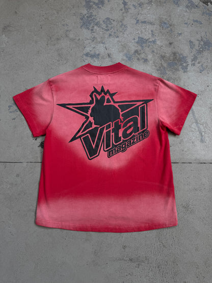 Vital “Magazine” Tee (Red)