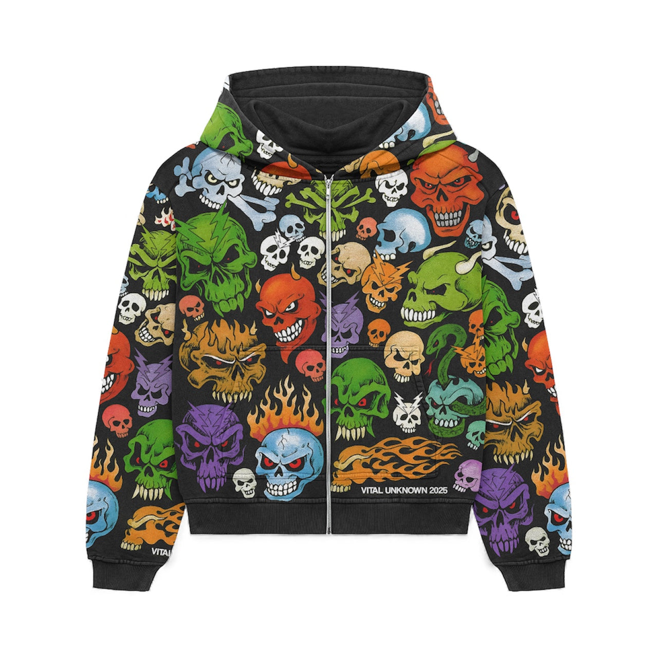 Vital “Skull Army” Zip-Up