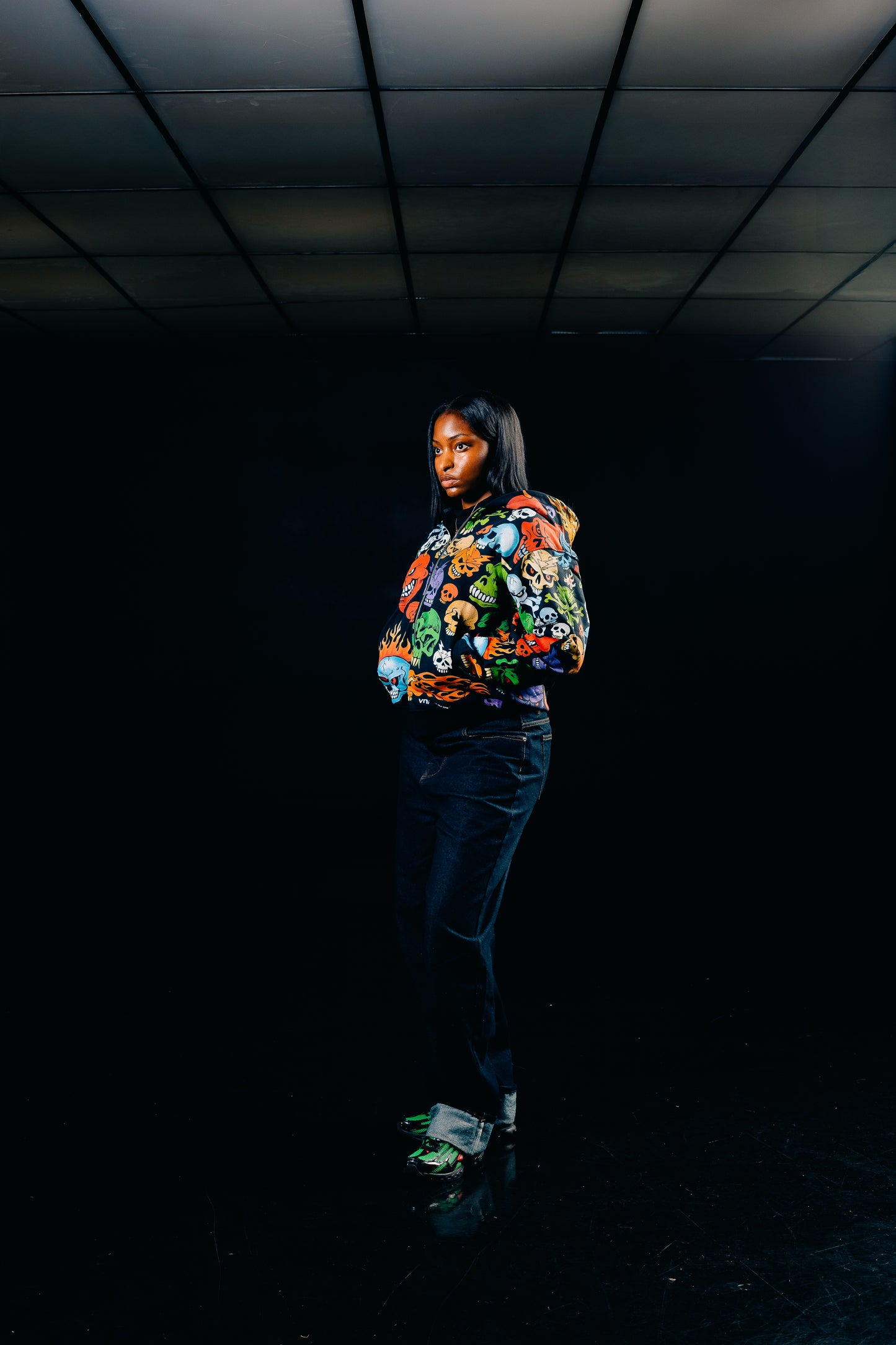 Vital “Skull Army” Zip-Up